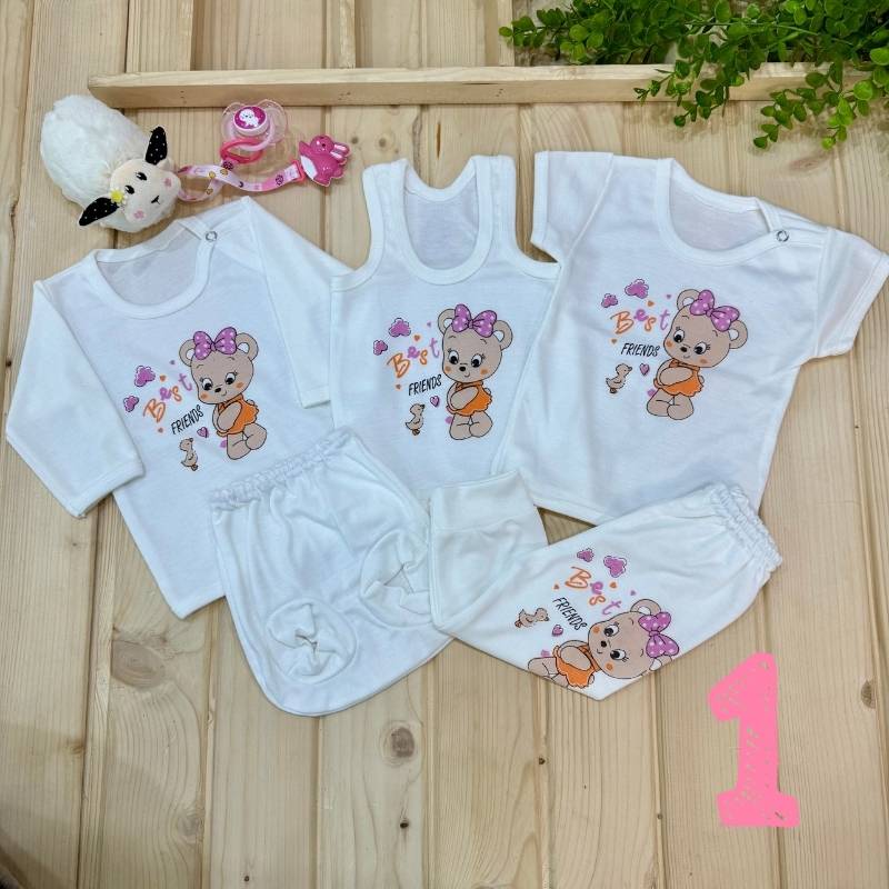 خانه 28 Tatli Bebek 5 Piece Baby Set 1