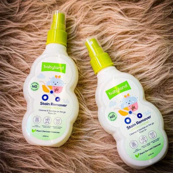اسپري لکه بر لباس کودک Stain Remover بي بي لند 200 ميلي ليتر 1 اسپری لکه بر لباس کودک Stain Remover بی بی لند 200 میلی لیتر