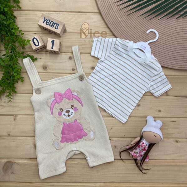 رامپر دخترانه خرسي - تصویر 2